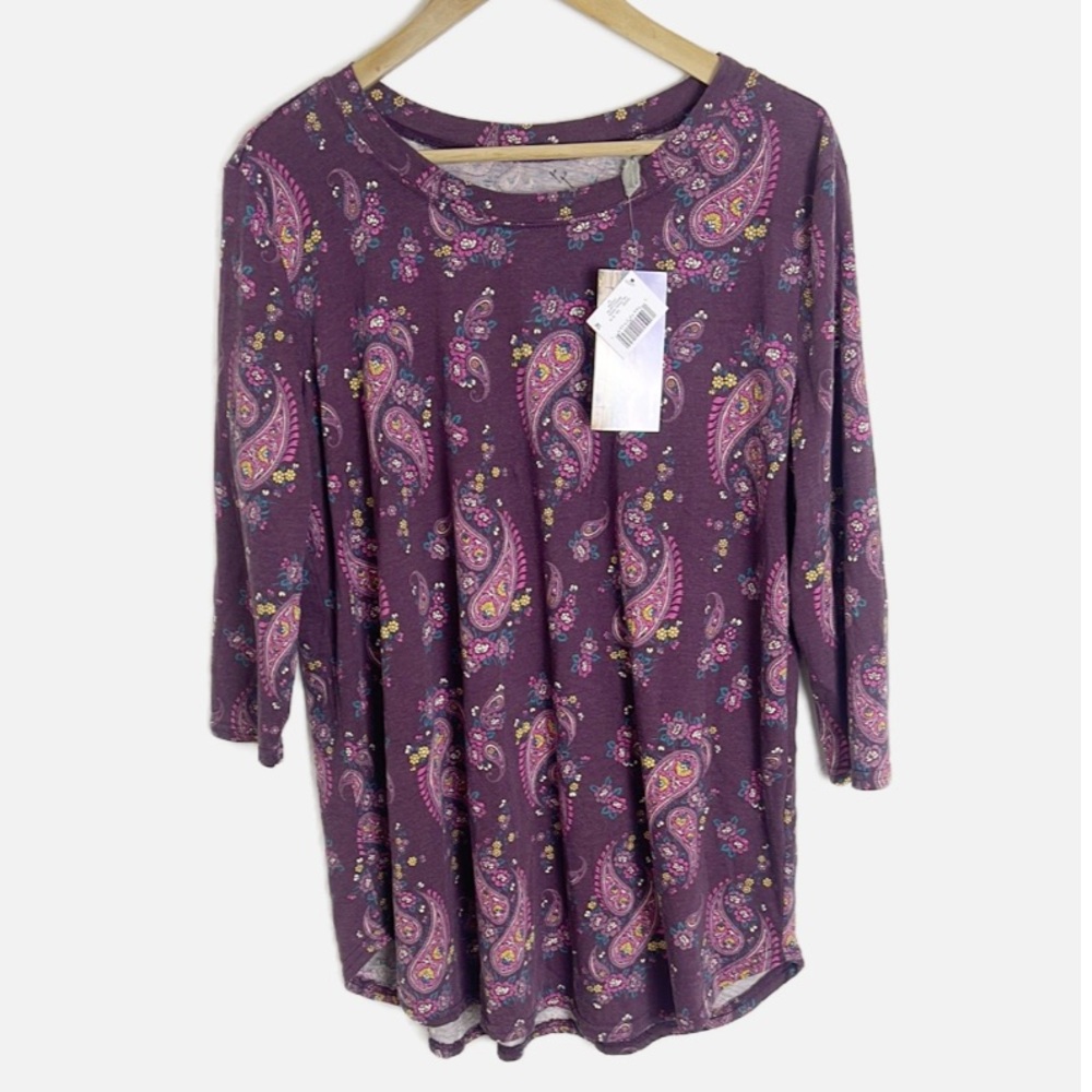 Panhandle paisley swing shirt XL NWT